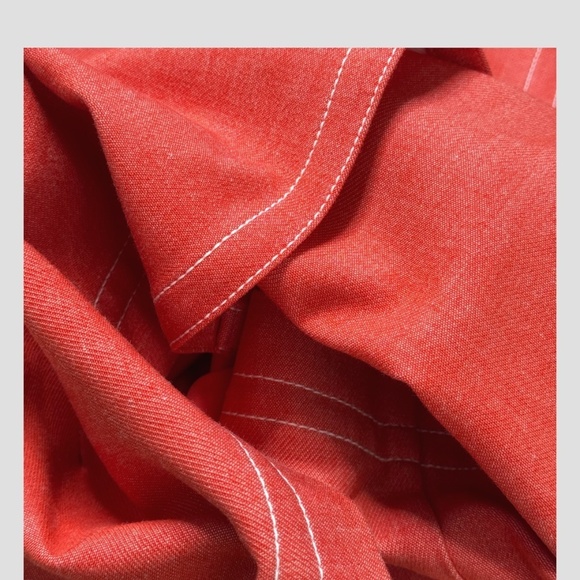 Ann Taylor Petite Skirt A-Line Faux Wrap Mini Skirt Cotton Blend Tie Detail 10P - Picture 11 of 14